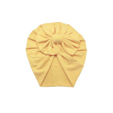Load image into Gallery viewer, Luxury Modern Baby Headband Hat Bowknot Print Cotton Stretchy Turban Headband Infant Head Wrap Beanie Hat For Babies and Kids