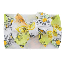 Load image into Gallery viewer, Luxury Mdoern Big Baby Kids Bows Headband Girls Floral Headwrap Elastic Hair Accessories Toddler Knotted for Girls