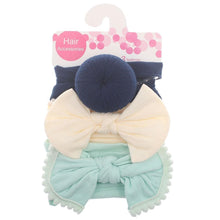Load image into Gallery viewer, Fashion Baby Nylon Bow Headband Newborn Bowknot Round Ball Head wrap Flower Turban Girls Hair Bands Bow For Kids