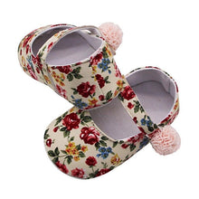 Load image into Gallery viewer, Baby Shoes Breathable Floral Print Anti-Slip Shoes Casual Walking Soft Soled Luxury First Walkers