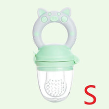 Load image into Gallery viewer, Silicone Baby Pacifier Feeder Cartoon Animal Infant Nipple Holder Newborn Fruit pacifier Tetine Silicona Nipple Bit