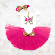Load image into Gallery viewer, Princess Girls Tutu Dress Toddler Kids Clothes Baby Baptism 1st First Birthday Outfits Dress For Birthday Party