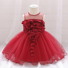 Load image into Gallery viewer, Luxury Modern Designer Toddler Baby Girl Infant Princess Lace Tutu Dress Baby Girl Wedding Dress Kids Party Dress
