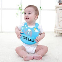 Load image into Gallery viewer, Waterproof Silicone Bib Feeding Food Catcher Baby Newborn Cartoon Aprons Adjustable Baby Bibs For Kids