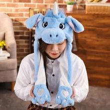 Load image into Gallery viewer, Modern Elegant Winter Interesting Girls Animals Ear Moving Jumping Hats Children and Adults Women Warm Rabbit Winter Caps In Modern Design