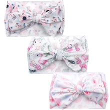 Load image into Gallery viewer, Modern Luxury Elegant Baby Girls Headband Turban Photography Props Baby Hair Accessories Bow 3 Pcs Set For Girls Baby