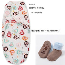 Load image into Gallery viewer, 100% Cotton Baby Swaddle Wrap Blanket Newborn Infants Baby Envelop Sleep Bag Sleepsacks For Girls