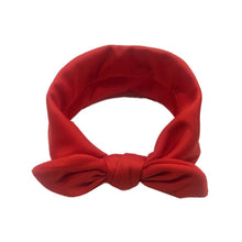 Load image into Gallery viewer, Baby Solid Bowknot Hairband Cute Soft Head Elastic Headband Princess Cute Headband Headwear Hair Accessories For Girls