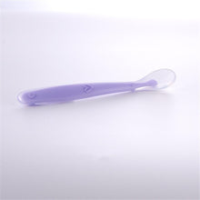 Load image into Gallery viewer, New Candy Color Baby Soft Silicone Spoons Feeding Dishes Tableware Flatware Children Food Feeding Tools