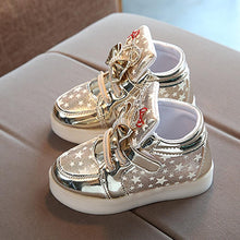 Load image into Gallery viewer, Modern Trend NEW Fashion Style Baby Fashion Sneakers For Children Girls Star Luminous Child Casual Colorful Light LED Shoes Sneakers