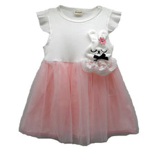 Load image into Gallery viewer, Luxury Modern New Baby Cotton Dress Pineapple Yarn Dresses for Baby Girl Fashion Clothes Style