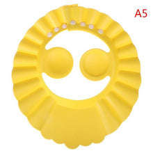 Load image into Gallery viewer, Shampoo Cap Sheild Durable Baby Bath Visor Hat Adjustable Baby Shower Protect Eye Water-proof For Kids