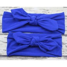 Load image into Gallery viewer, Modern Mother & Daughter Rabbit Ears Bow Hair Bands Cloth Headband Bowknot Headwear Bow