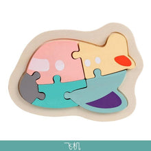 Load image into Gallery viewer, Wooden Children Colorful Animal Stevvex Puzzle for Toddler Creative Puzzle Early Educational Toys for Boys and Girls 2-4