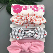 Load image into Gallery viewer, Baby Headband Flower Print Hair Wear for Newborn Baby Girl Headband for Little Girl Headbands Children Bow
