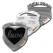 Load image into Gallery viewer, Cartoon Cotton Newborn Baby Boys and Girls Bibs Baby Towel Scarf Children Cravat Infant Kids Scarf