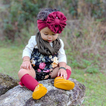 Load image into Gallery viewer, New Large Bow Baby Headband Velet Soft Bowknot Girl Accessories Hair Solid Messy Bows Toddler Headbands Baby Head Wraps Turban Big Bow for Girls