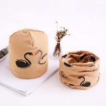 Load image into Gallery viewer, Star Print Cotton Hat And Scarf Baby Beanie Kids Caps Children's Accessories For Boys and Girls