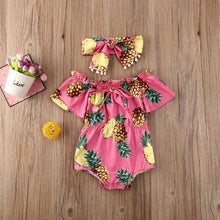 Load image into Gallery viewer, Modern Elegant Baby Girl Flower Romper Jumpsuit Playsuit Outfits Clothes For Girls With Bow