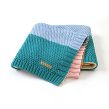 Load image into Gallery viewer, Baby Blankets Knitted Swaddle Wrap Envelopes for Stroller Bedding Blankets for Infants Soft Warm Sleep Covers Blanket for Kids