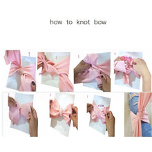 Load image into Gallery viewer, Summer Cute Floral Bows Baby Girl Headbands Elastic Bowknot Newborn Hair Band Turban Set Hair Accessories Bow Set For Kids