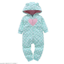 Load image into Gallery viewer, Modern Colorful Interesting Newborn Baby Unisex Warm Clothing Long Sleeved Cotton Romper For Kids