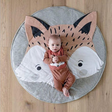 Load image into Gallery viewer, Creative Elephant Design Baby Play Mat Round Carpet Cotton Animal Play Mat Newborn Infant Crawling Carpet For Baby Kids