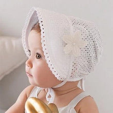 Load image into Gallery viewer, Retro Vintage Newborn Baby Cotton Baby Girl Hat Cap Princess Infant Toddler Baby Bonnet Girls Summer Sun Hat For Girls