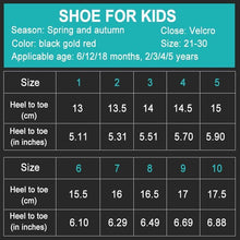 Load image into Gallery viewer, Toddler Baby's Soft Casual Walking Shoes Non-Slip Sole Unisex Newborn Black Red Gold Color