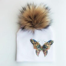 Load image into Gallery viewer, Fashion Baby Cap With Butterfly Toddlers Infant Bonnet Baby Hat For Boys and Girls Travel Hat Cap