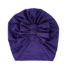 Load image into Gallery viewer, Modern Handamde Toddler Baby Boys& Girls Turban Head Wrap Beanie Cotton Hat Solid Cap Headband For Kids