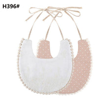 Load image into Gallery viewer, Infant Baby Bib Kid Toddler Dinner Feeding Tassel Double-side Cotton Linen Burp Cloths Saliva Towel For Baby