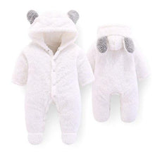 Load image into Gallery viewer, Newborn Winter Hoodie Baby Rompers Outwear Infant Baby Jumpsuit 3M -12M For Girls and Boys Winter Romper
