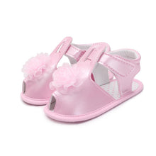 Load image into Gallery viewer, Baby Summer Newborn 0-18M Infant Baby Girls Boys Shoes Solid Non-slip Party Bow PU Leather Breathable Toddler Shoes