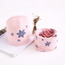 Load image into Gallery viewer, Star Print Cotton Hat And Scarf Baby Beanie Kids Caps Children's Accessories For Boys and Girls