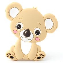 Load image into Gallery viewer, 2pcs Cartoon Baby Teether Animal Silicone Teether Raccoon Elephant Koala Giraffe Baby Teething Toys Accessories Perfect Toy For Kids