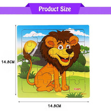 Load image into Gallery viewer, 38 Style Cartoon Wooden Puzzle Children Animal/ Vehicle Toy For 2-6 Year Baby Early Educational Toys for Kids