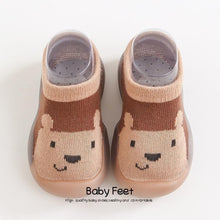 Load image into Gallery viewer, Baby Shoes First Shoes Toddler First Walkers Boy Soft Sole Rubber Outdoor Baby Shoes Cute Animal Baby Anti-slip Booties