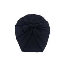 Load image into Gallery viewer, Luxury Modern Baby Headband Hat Bowknot Print Cotton Stretchy Turban Headband Infant Head Wrap Beanie Hat For Babies and Kids