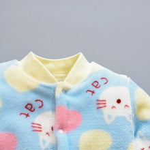 Load image into Gallery viewer, Newborn Infant Baby Jumpsuit Children Cartoon Animal Fleece Warm Romper Jumpsuit for baby Boy Girls Plush Material
