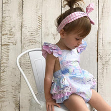 Load image into Gallery viewer, Colorful Sleeveless Newborn Baby Girls Floral Tutu Romper Bowknot Backcross Jumpsuit Sunsuit Clothes For Summer