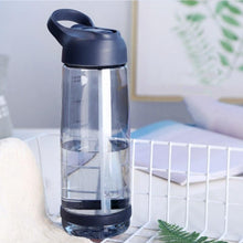 Load image into Gallery viewer, Portable Water Bottle With Straw Healthy Plastic Travel Drinkware Sports Shaker Drink Bottles For Kids