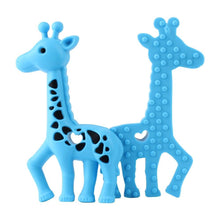 Load image into Gallery viewer, 2pcs Cartoon Baby Teether Animal Silicone Teether Raccoon Elephant Koala Giraffe Baby Teething Toys Accessories Perfect Toy For Kids