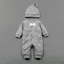 Load image into Gallery viewer, Romper Set Fashion Cartoon Bodysuit Hat and Pant Clothing Set Cute Animal Newborn Baby Clothes Pajamas