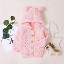 Load image into Gallery viewer, Autumn Infant Hooded Knitting Outwear coat / Jacket For Newborn Baby Boys GirlIn Modern New Elegant Design