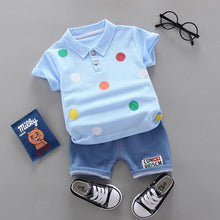 Load image into Gallery viewer, Fashion Infant Clothing Set for Boys and Girls Cute Summer Casual Clothes Set Top+Shorts Kids Clothes Summer Edition T shirt and Pants Set