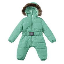 Load image into Gallery viewer, Winter Clothes For Infant Baby Hooded Warm Thick Snowsuit Jumpsuit Romper for Boys and Girls Style