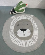 Load image into Gallery viewer, Creative Elephant Design Baby Play Mat Round Carpet Cotton Animal Play Mat Newborn Infant Crawling Carpet For Baby Kids