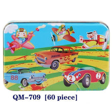 Load image into Gallery viewer, New 60 Pieces Wooden Puzzle Kids Toy Cartoon Animal Wooden Puzzles Child Early Educational Learning Toys for Christmas Gift