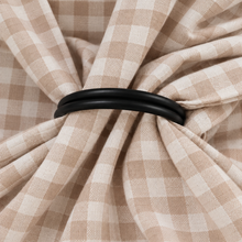 Load image into Gallery viewer, Beige Gingham Ring Sling Carrier